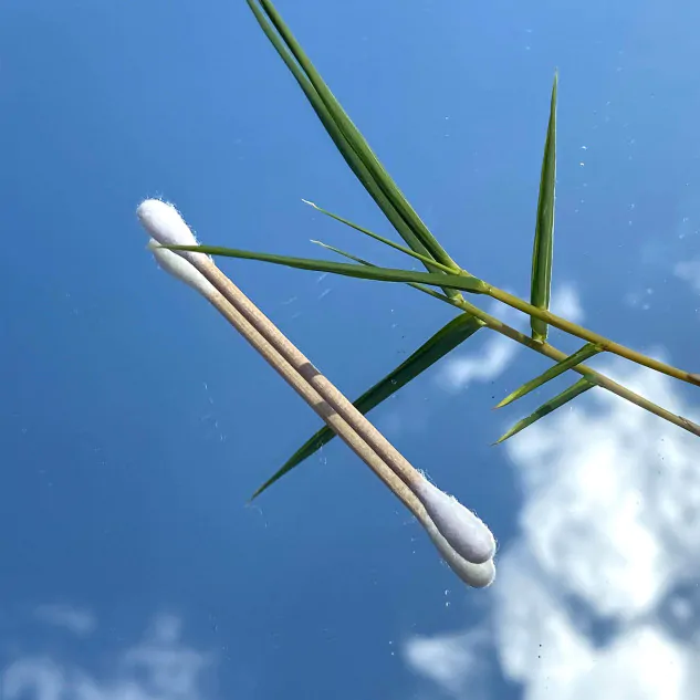 Bamboo Cotton Swabs - 80 Stems