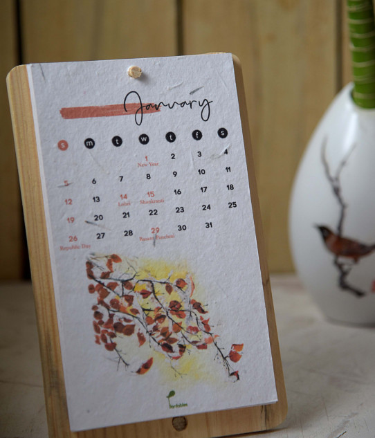 Seed Paper Calendar 2021