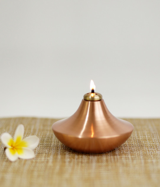 Sanchi Oil Lamp Copper